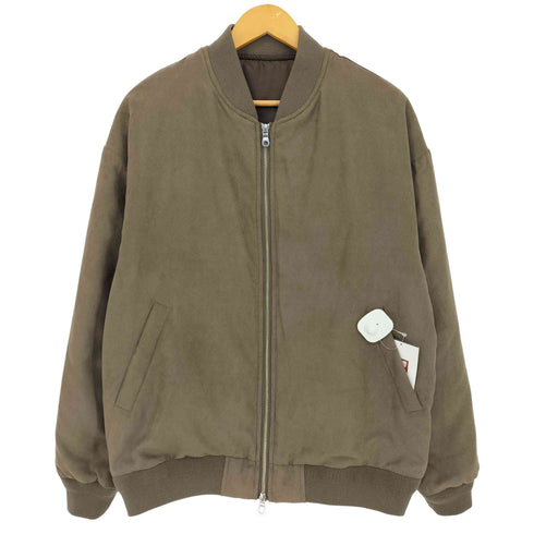 アデイインザライフユナイテッドアローズ A day in the life UNITED ARROWS スエードライク パテッド ブルゾン MA-1 メンズ JPN:L