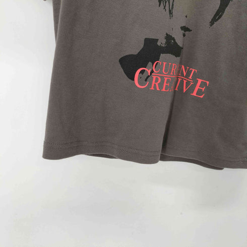 CURRENT フロントプリント S/S Tシャツ Y2K レディース