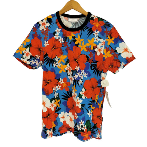 アミアレクサンドルマテュッシ AMI ALEXANDRE MATTIUSSI Floral Print Ringer Tee メンズ import:M