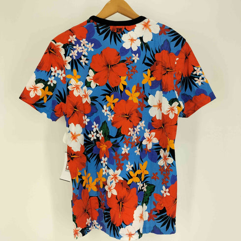 アミアレクサンドルマテュッシ AMI ALEXANDRE MATTIUSSI Floral Print Ringer Tee メンズ import:M