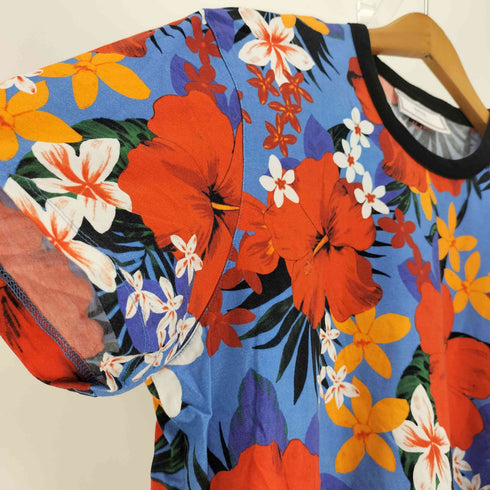 アミアレクサンドルマテュッシ AMI ALEXANDRE MATTIUSSI Floral Print Ringer Tee メンズ import:M