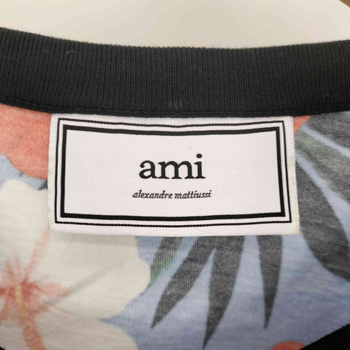アミアレクサンドルマテュッシ AMI ALEXANDRE MATTIUSSI Floral Print Ringer Tee メンズ import:M