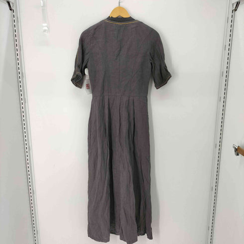 フロントボタンデザイン S/S ワンピース レディース
