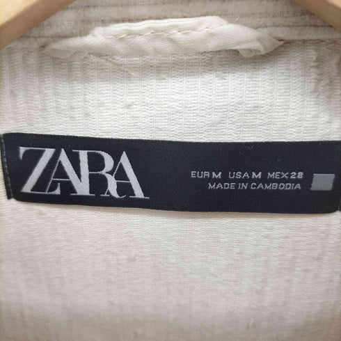 ザラ ZARA コーデュロイシャツジャケット レディース import:M