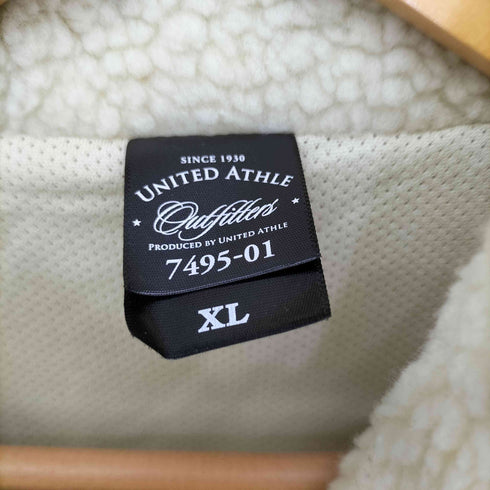 ユナイテッドアスレ UNITED ATHLE ナイロン切替 フリースジャケット メンズ JPN:XL