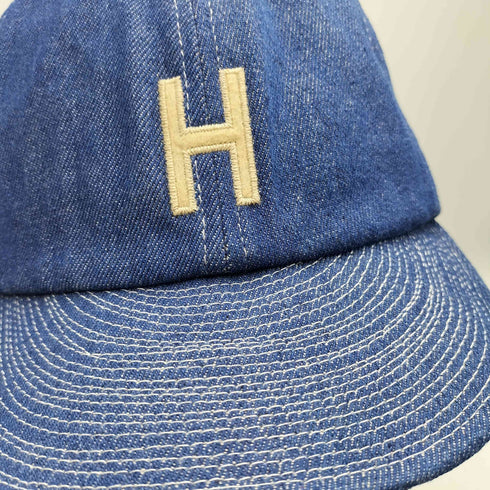 TRIFFER H ロゴ 刺繍 デニム アンパイア キャップ メンズ