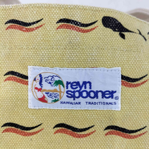レインスプーナー Reyn Spooner クジラ柄 キャンバストートバッグ メンズ