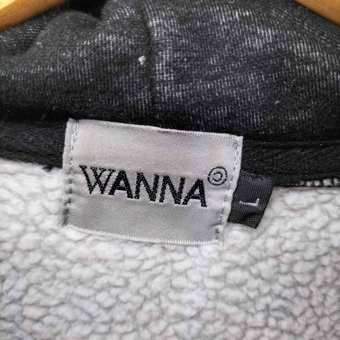 ワナ WANNA METALIC MENTAL HOODIE メンズ import:L