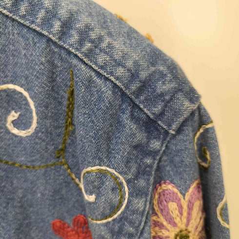 units 花柄刺繍デニムジャケット メンズ S