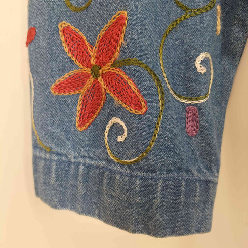 units 花柄刺繍デニムジャケット メンズ S