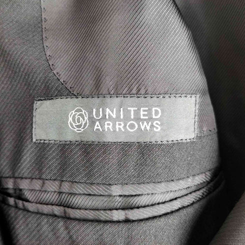 ユナイテッドアローズ UNITED ARROWS ウールギャバ 2Bテーラードジャケット スラックス スーツセットアップ メンズ 46