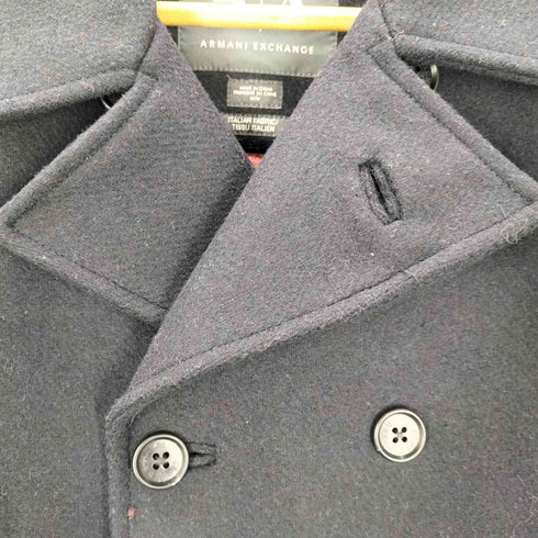 アルマーニエクスチェンジ ARMANI EXCHANGE ウール ピーコート メンズ import:M