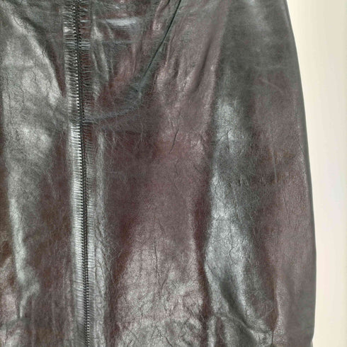 バナナリパブリック BANANA REPUBLIC 本革 レザー スカート レディース 2