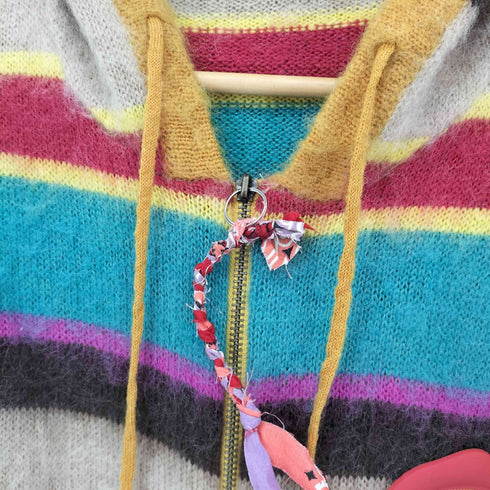 ワナ WANNA Multiple Mohair Knit Hoodie メンズ