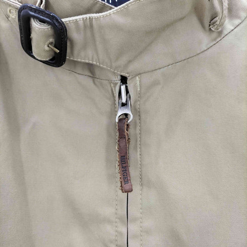 トミーヒルフィガー TOMMY HILFIGER 裏地ペイズリー柄 チンスト ジップアップ ジャケット メンズ import:XXL