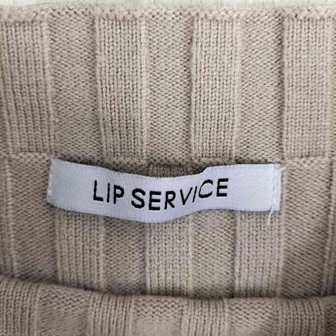 リップサービス LIP SERVICE ハイネックリブニット レディース