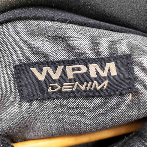 WPM DENIM ブラックデニムジャケット メンズ JPN:XXL