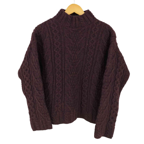 INIS CRAFTS アイルランド製 ケーブルニット メンズ import:M