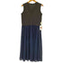 トリココムデギャルソン tricot COMME des GARCONS AD2011 ノースリーブ ウール ニット ドッキング プリーツ スカート ワンピース レディース JPN:S
