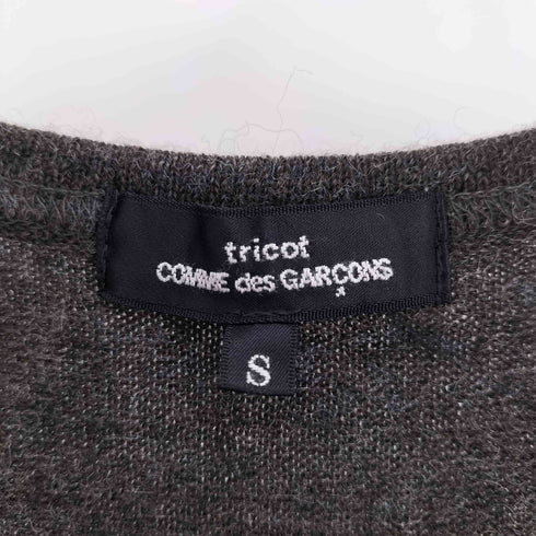 トリココムデギャルソン tricot COMME des GARCONS AD2011 ノースリーブ ウール ニット ドッキング プリーツ スカート ワンピース レディース JPN:S
