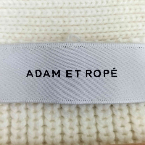 アダムエロペ Adam et Rope 片畦スリットカーディガン レディース