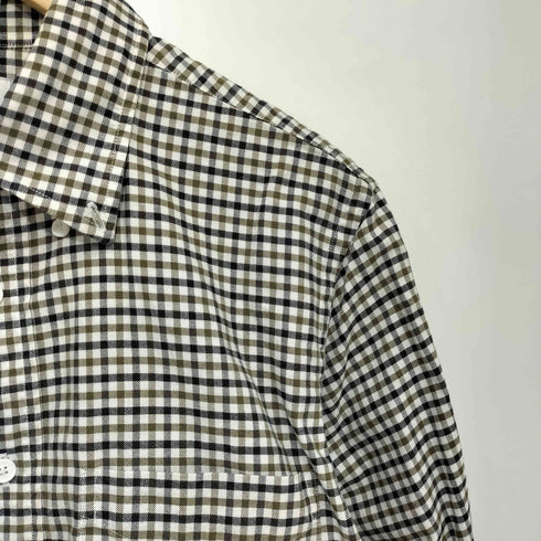 マッキントッシュフィロソフィー MACKINTOSH PHILOSOPHY チェック柄 ボタンダウン ロングスリーブシャツ メンズ UK:40