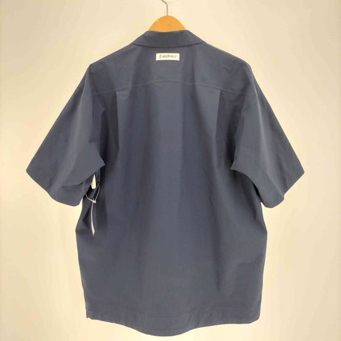 グラミチ GRAMICCI 19SS 別注 SATOSHI YAMANE SOLOTEX サッカー ストレッチ リバーシブル ポリ オープンカラー シャツ メンズ JPN:M