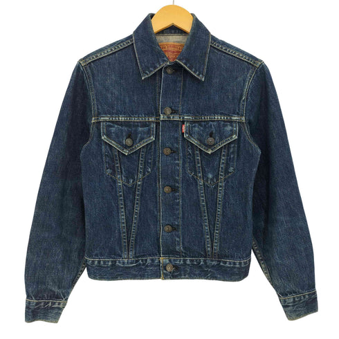 リーバイス Levis 90s 日本製 71557 3rd 復刻ビッグE デニムトラッカージャケット レディース 34