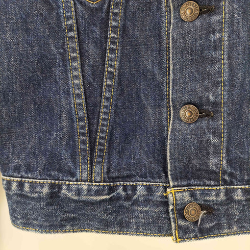 リーバイス Levis 90s 日本製 71557 3rd 復刻ビッグE デニムトラッカージャケット レディース 34