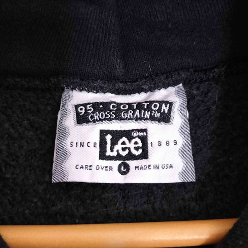 リー Lee USA製 Reverse Weave リバースウェーブ プリント パーカー メンズ import:L