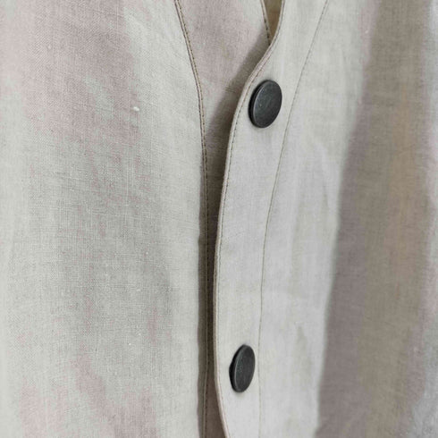 アニエスベーオム Agnes b.homme 22SS VESTE リネン ノーカラー ジャケット メンズ EUR:48