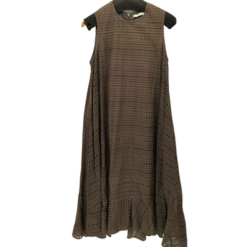 luana カットワーク シースルー ノースリーブ ワンピース レディース