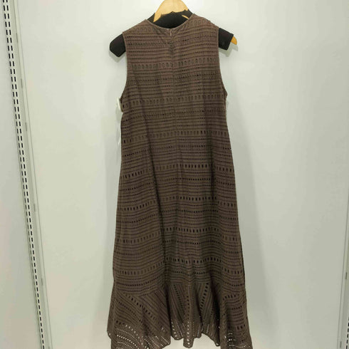 luana カットワーク シースルー ノースリーブ ワンピース レディース