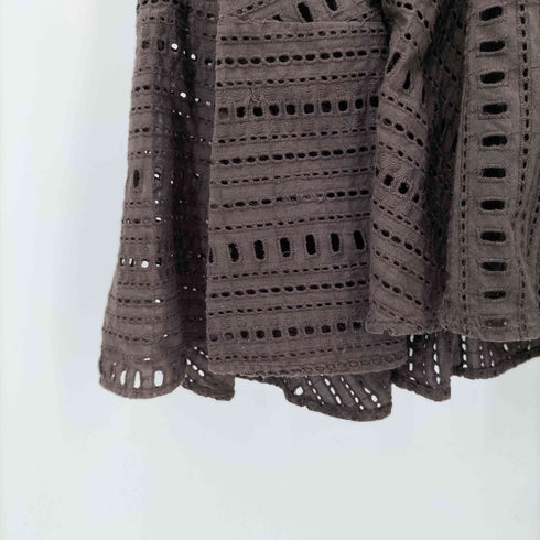 luana カットワーク シースルー ノースリーブ ワンピース レディース