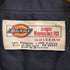 ディッキーズ Dickies AUTHENTIC WORKWEAR SINCE 1922 ロゴ 刺繍 ワッペン ポリ コットン ワークシャツ メンズ 16-16 1/2×34/35