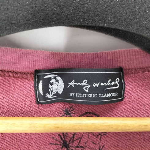 アンディウォーホル バイヒステリックグラマー andy warhol by HYSTERIC GLAMOUR プリントデザインスウェットカーディガン レディース FREE