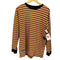 シュプリーム Supreme 17SS Multi Stripe Reflective Patch L/S Top メンズ import:L