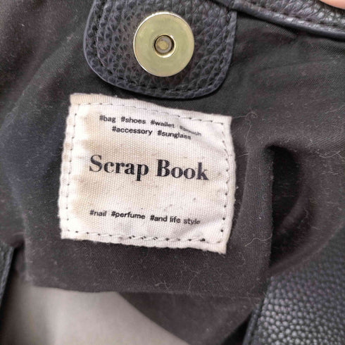 スクラップブック scrap book シボ革レザートートバッグ レディース