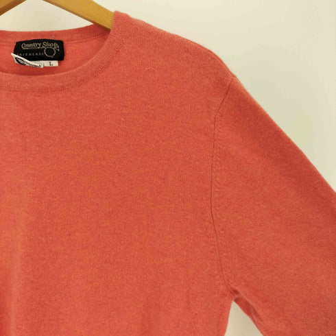 Country Shop CASHMERES カシミヤ クルーネック ニット レディース import:L