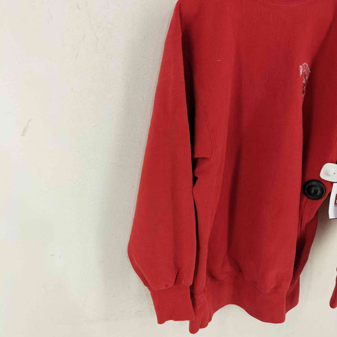 チャンピオン Champion REVERSE WEAVE WISCONSIN バッキー ワンポイント刺繍 クルーネックスウェット メンズ