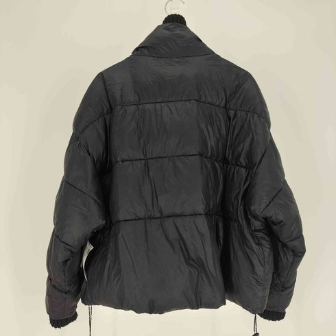 ザラ ZARA 襟リブ切替 ダブルジップ 中綿 ジャケット レディース import:L