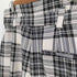 ザラ ZARA ベルテッド チェック スラックス パンツ レディース L