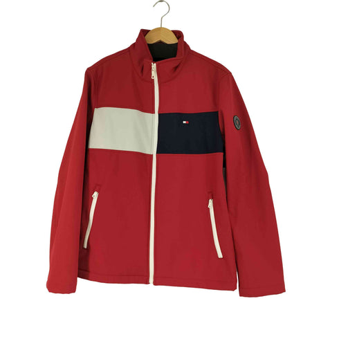 トミーヒルフィガー TOMMY HILFIGER SOFTSHELL COLOR BLOCK JACKET メンズ JPN:M