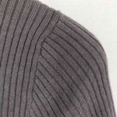 ナチュラルビューティーベーシック NATURAL BEAUTY BASIC 23AW リブフレアニットワンピース レディース JPN:M