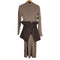ナチュラルビューティーベーシック NATURAL BEAUTY BASIC 23AW ペプラムビスチェセットニットワンピース レディース JPN:M