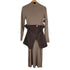ナチュラルビューティーベーシック NATURAL BEAUTY BASIC 23AW ペプラムビスチェセットニットワンピース レディース JPN:M