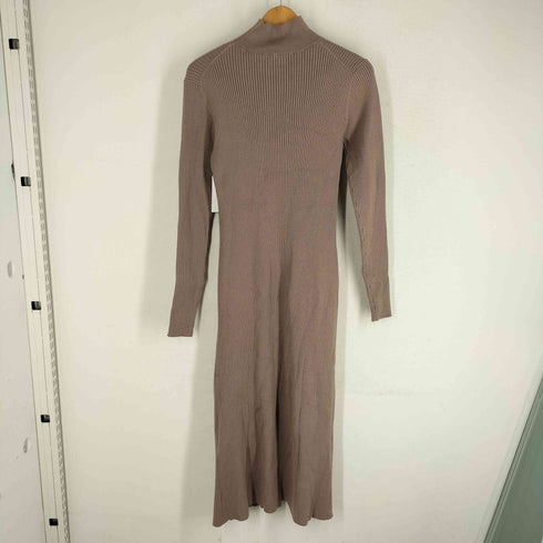 ナチュラルビューティーベーシック NATURAL BEAUTY BASIC 23AW ペプラムビスチェセットニットワンピース レディース JPN:M
