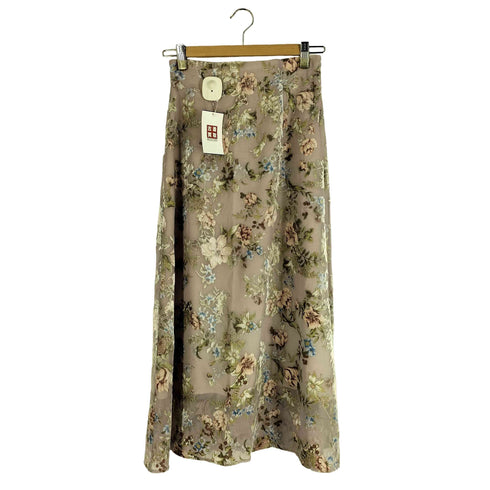 ジルスチュアート JILLSTUART 20SS ベルベットフラワーナロースカート レディース JPN:0