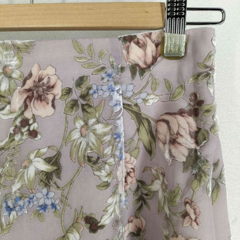ジルスチュアート JILLSTUART 20SS ベルベットフラワーナロースカート レディース JPN:0
