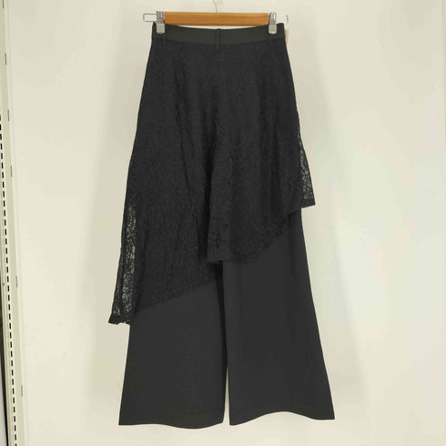 ハレ HARE 24AW アシメレースレイヤーライクパンツ レディース FREE